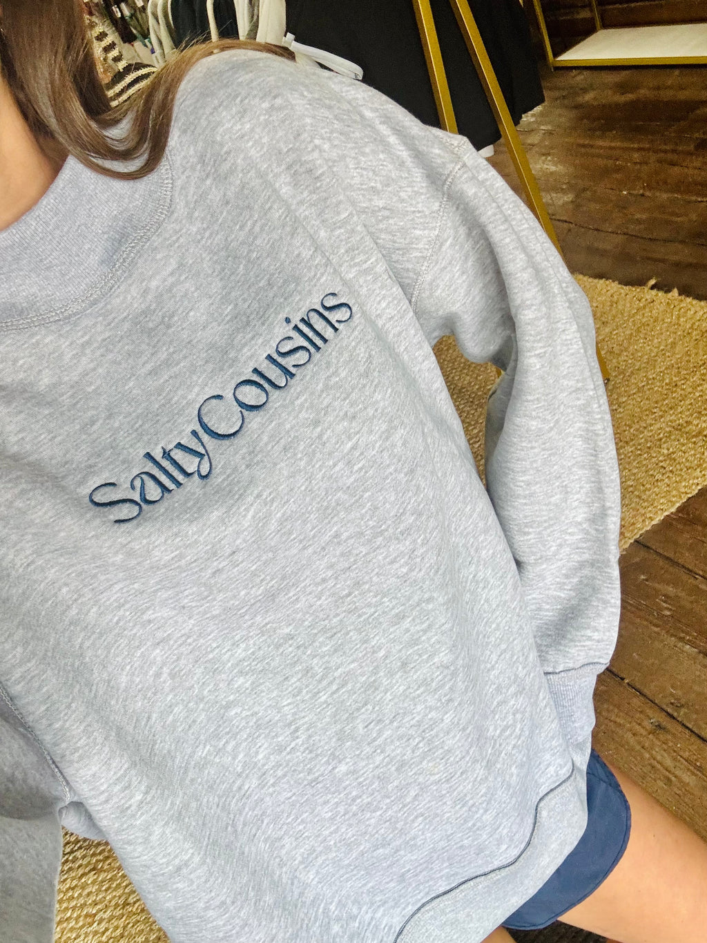 Salty Cousins Mock Sweatshirt