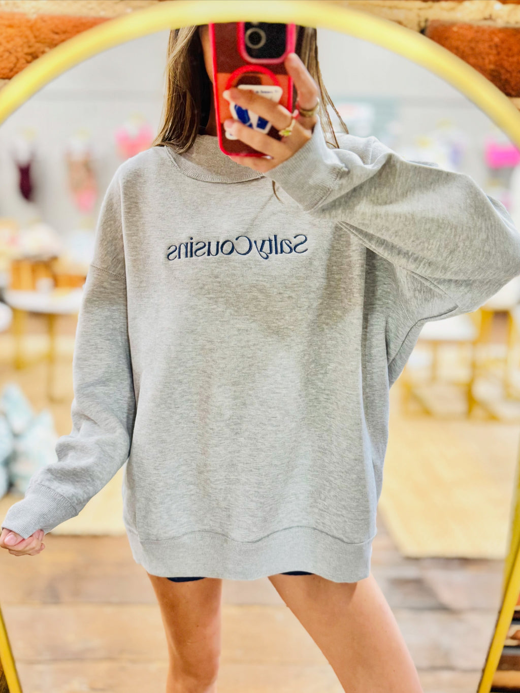 Salty Cousins Mock Sweatshirt