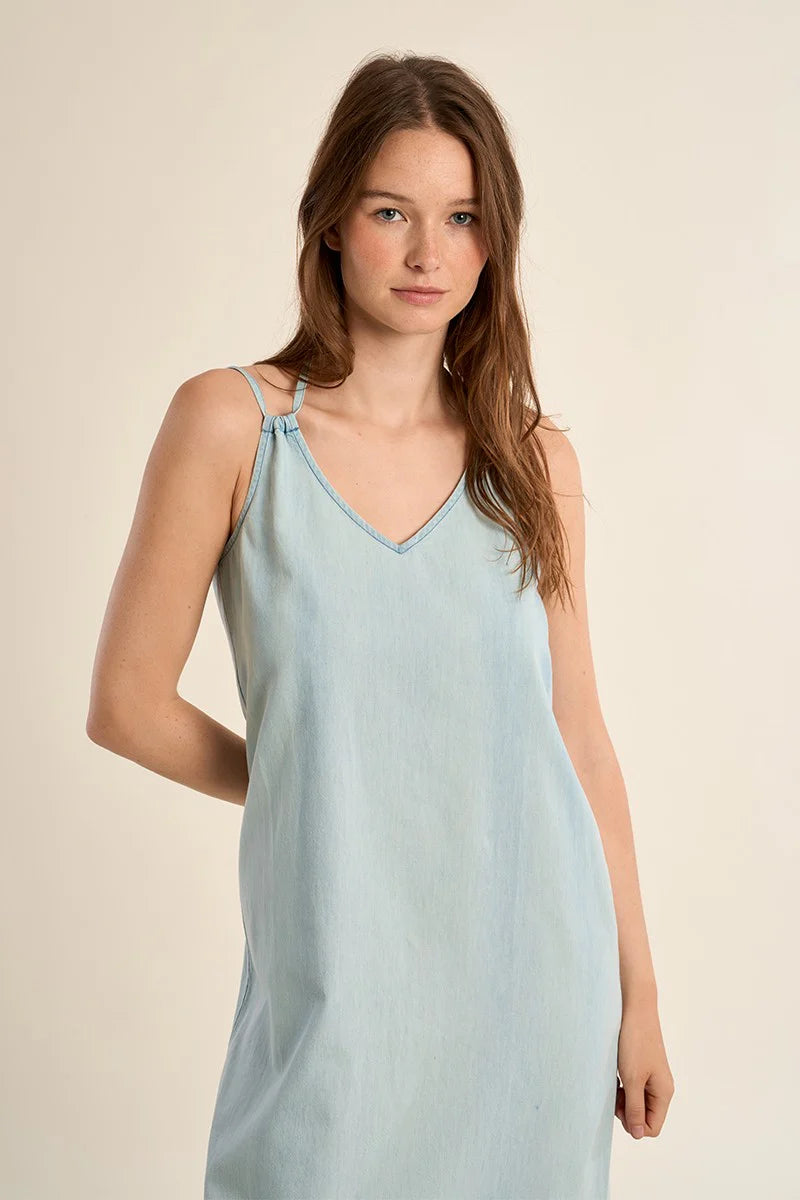 Long Dress in Lyocell