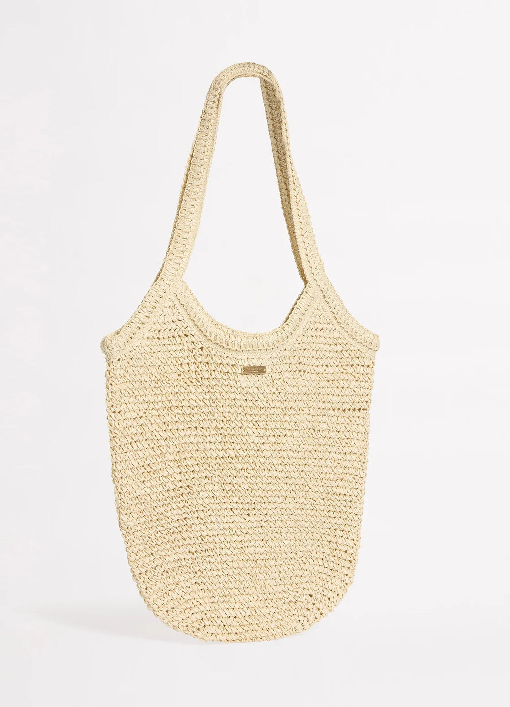 Raffia Shopper Tote