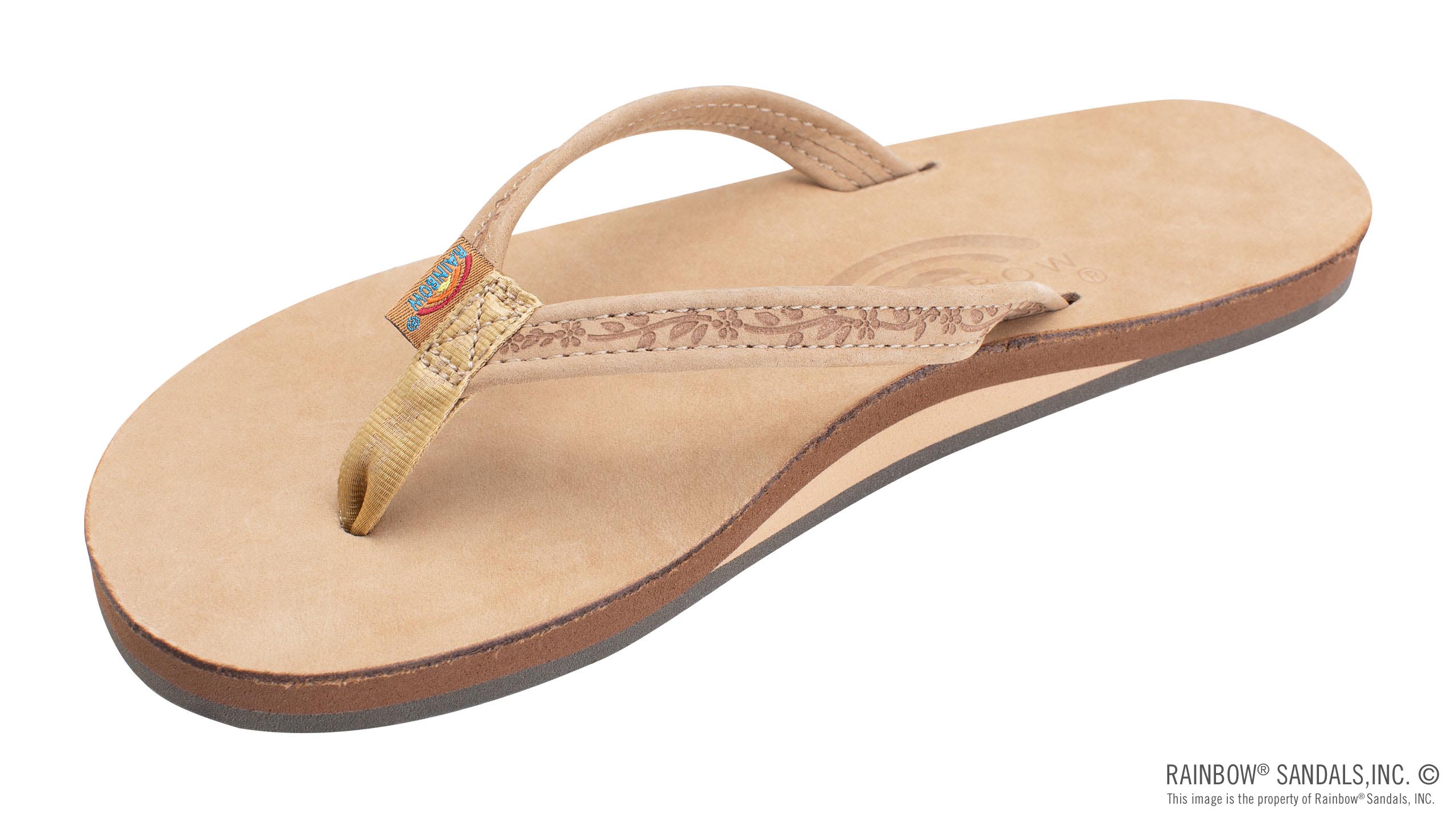 Premier Leather Sierra Brown Floral - Women's