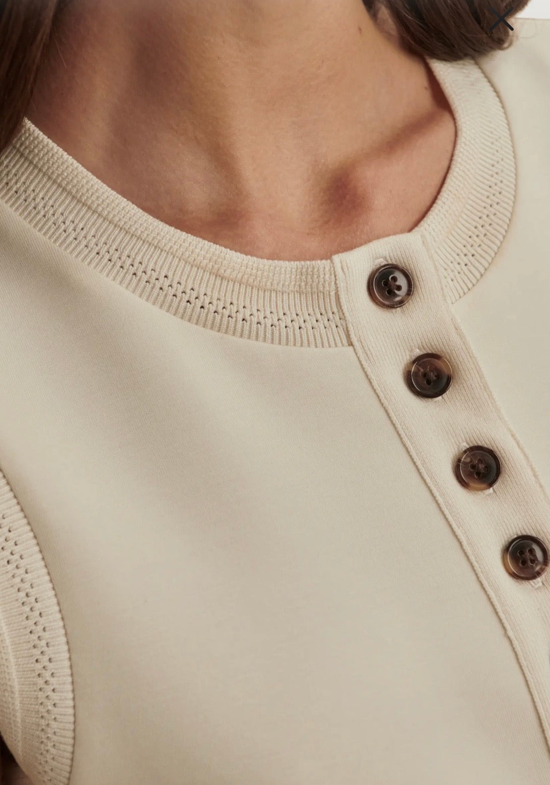 Marla Button Placket Tank