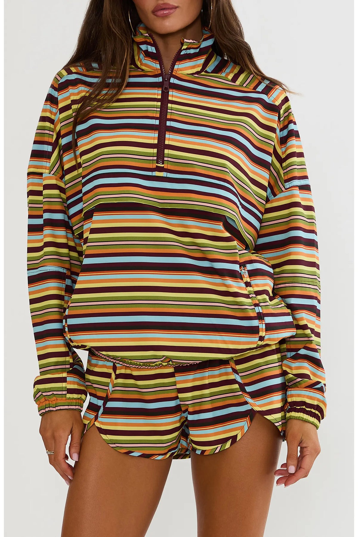 Vespera top Paradise Stripe