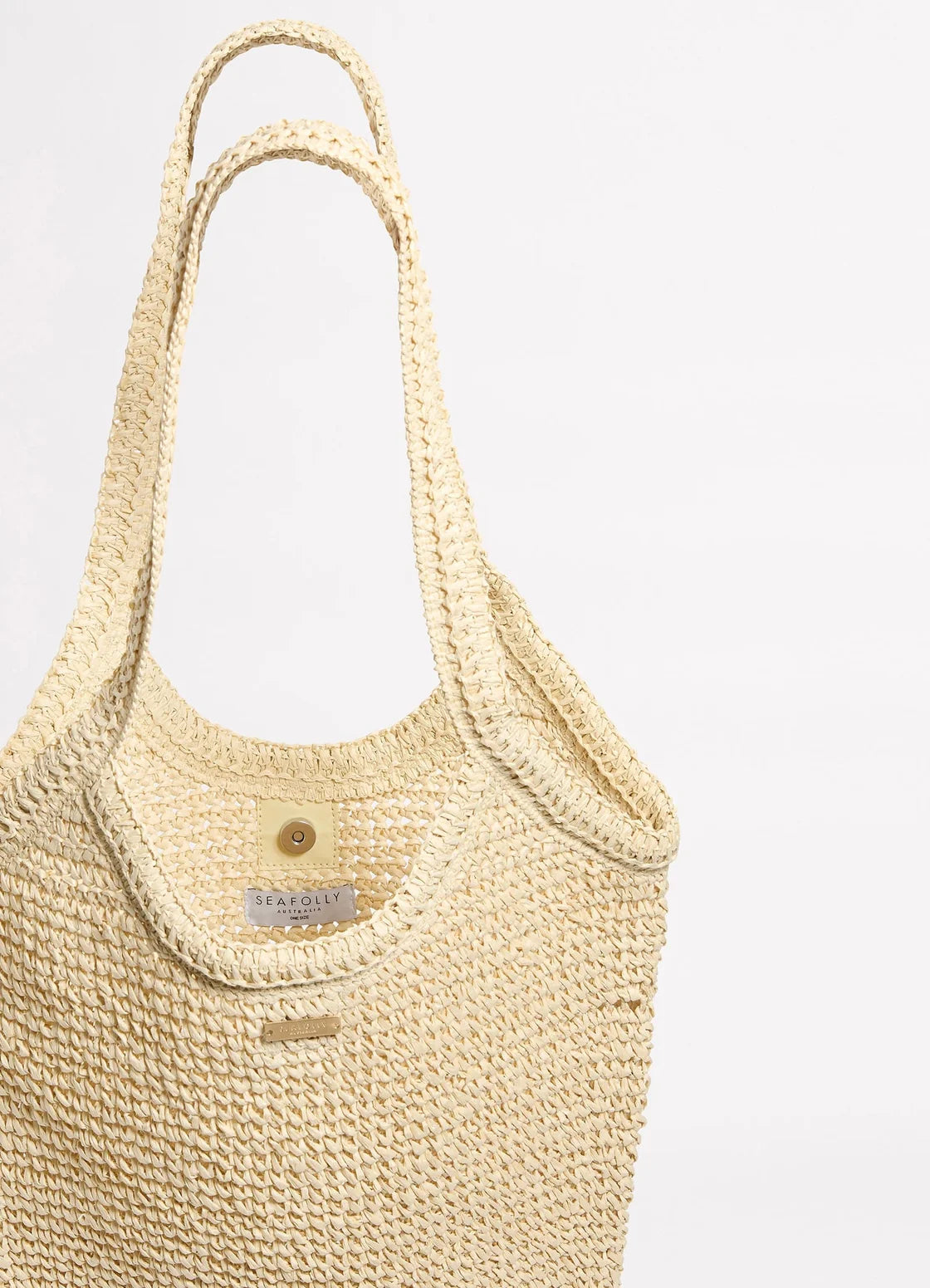Raffia Shopper Tote