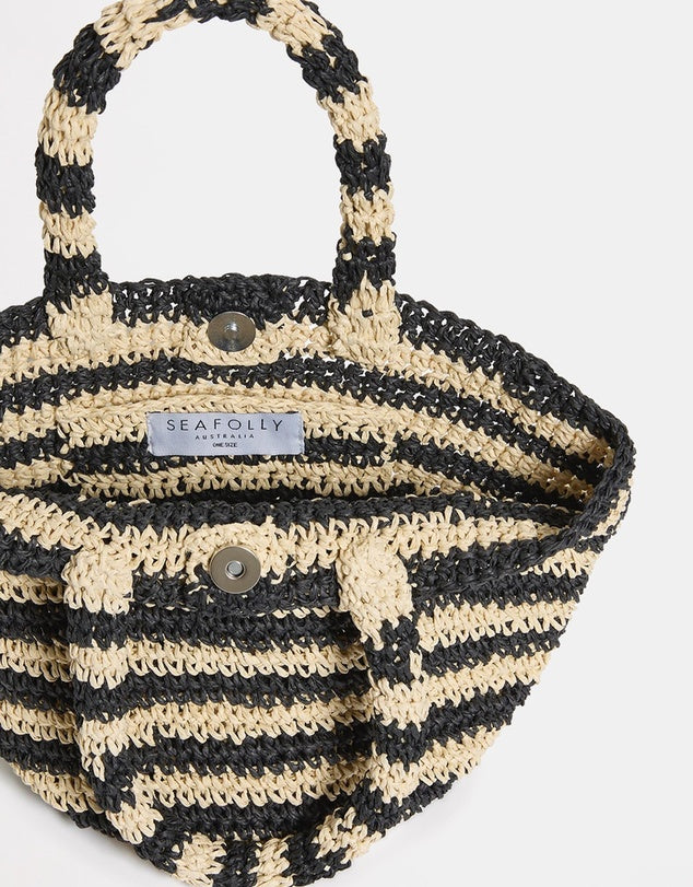 Mini Raffia Tote Bag