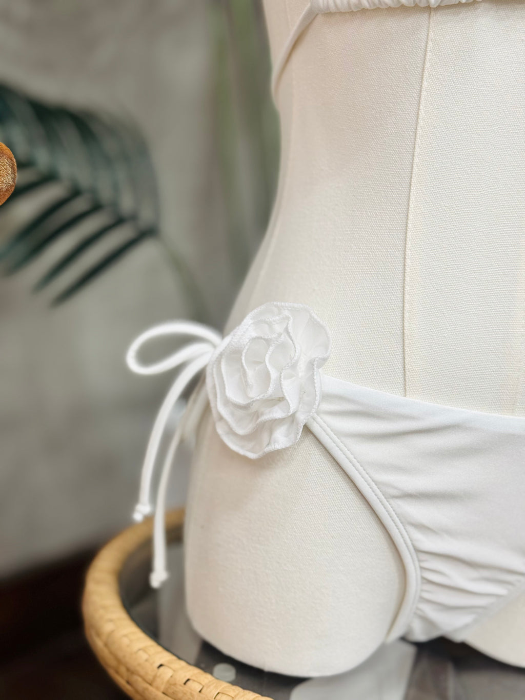 White Rose Bikini Bottom