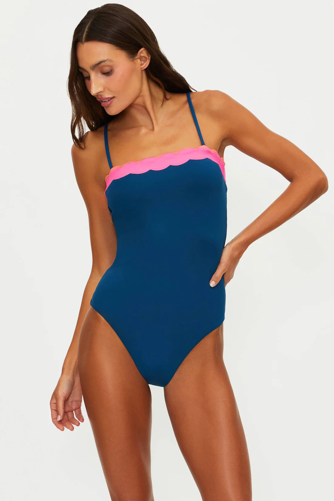 Josy One Piece - seashell isle colorblock