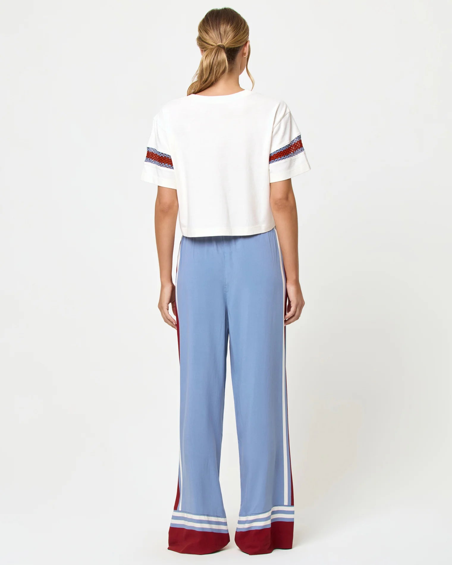 Core Top - Chambray/Cream/Dusty Fig