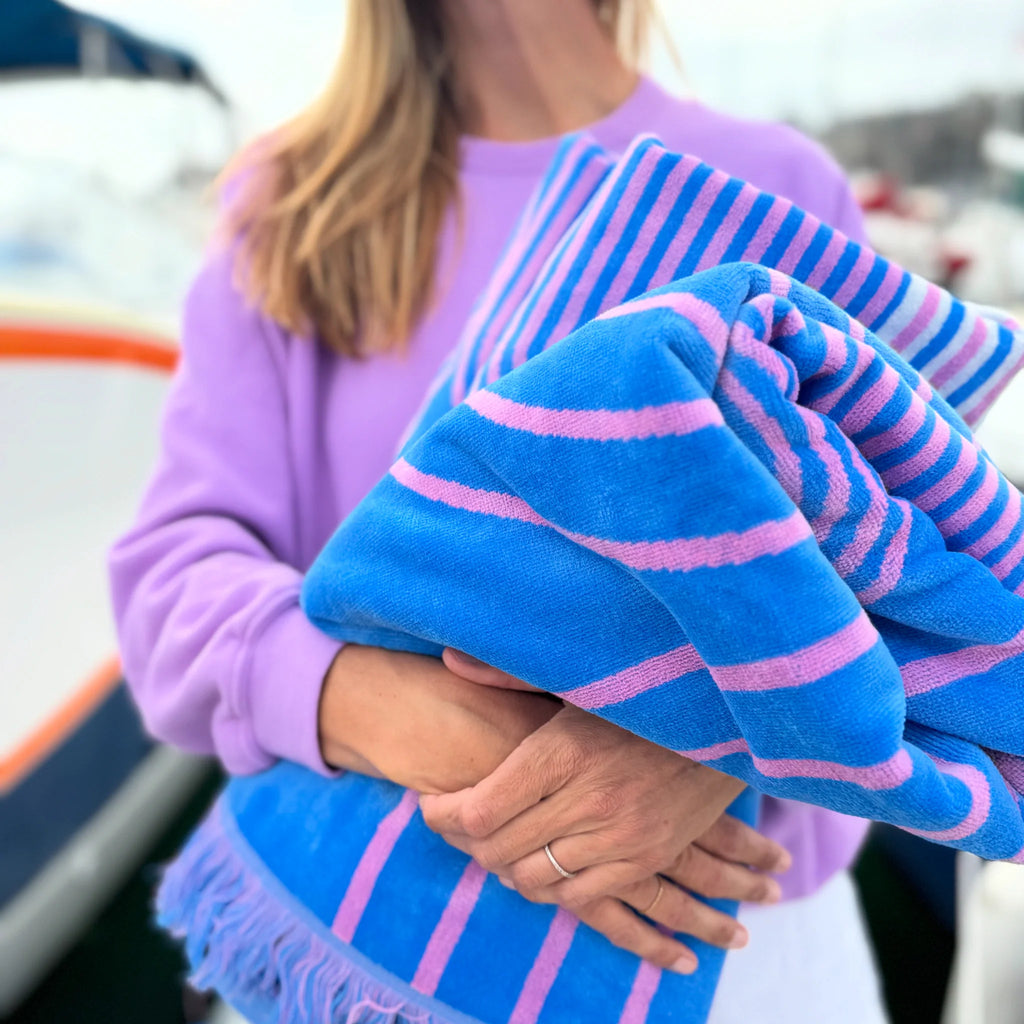 Ruby Mint Pembrooke Towel