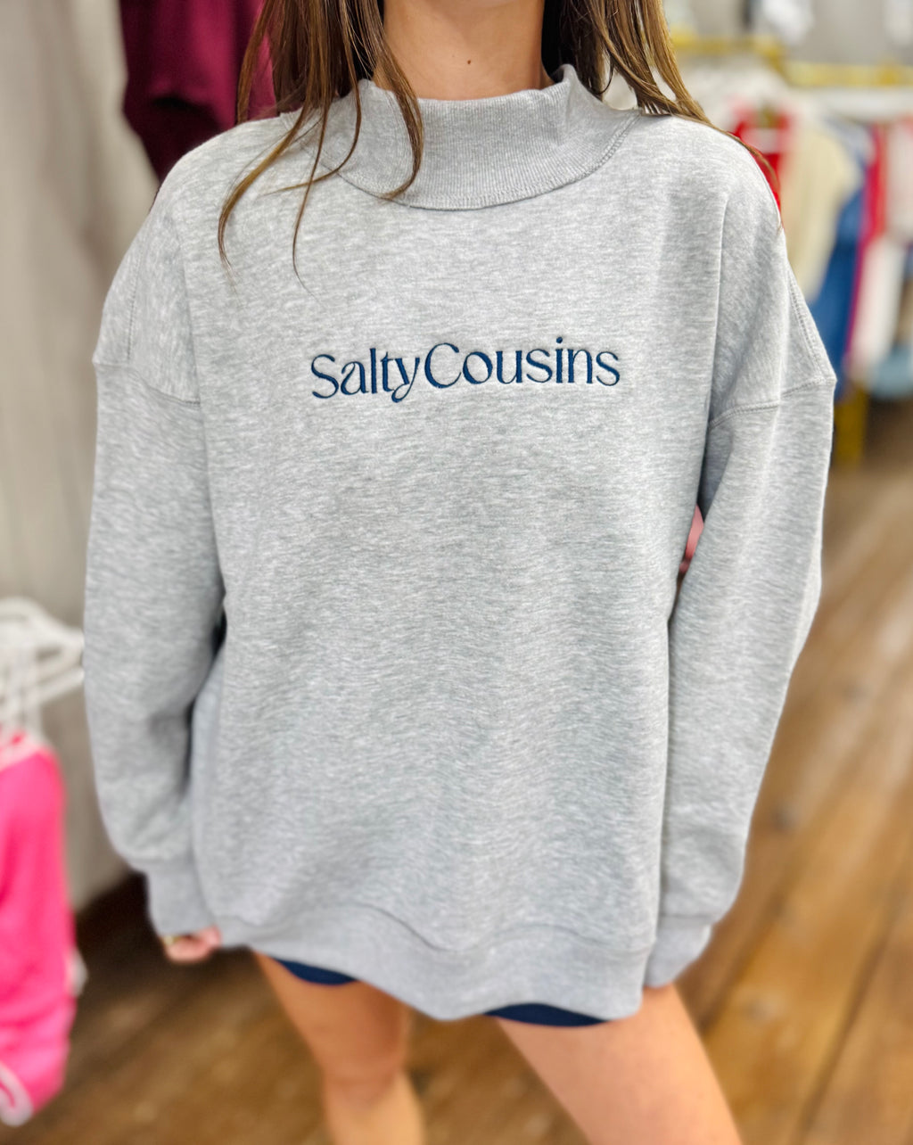 Salty Cousins Mock Sweatshirt