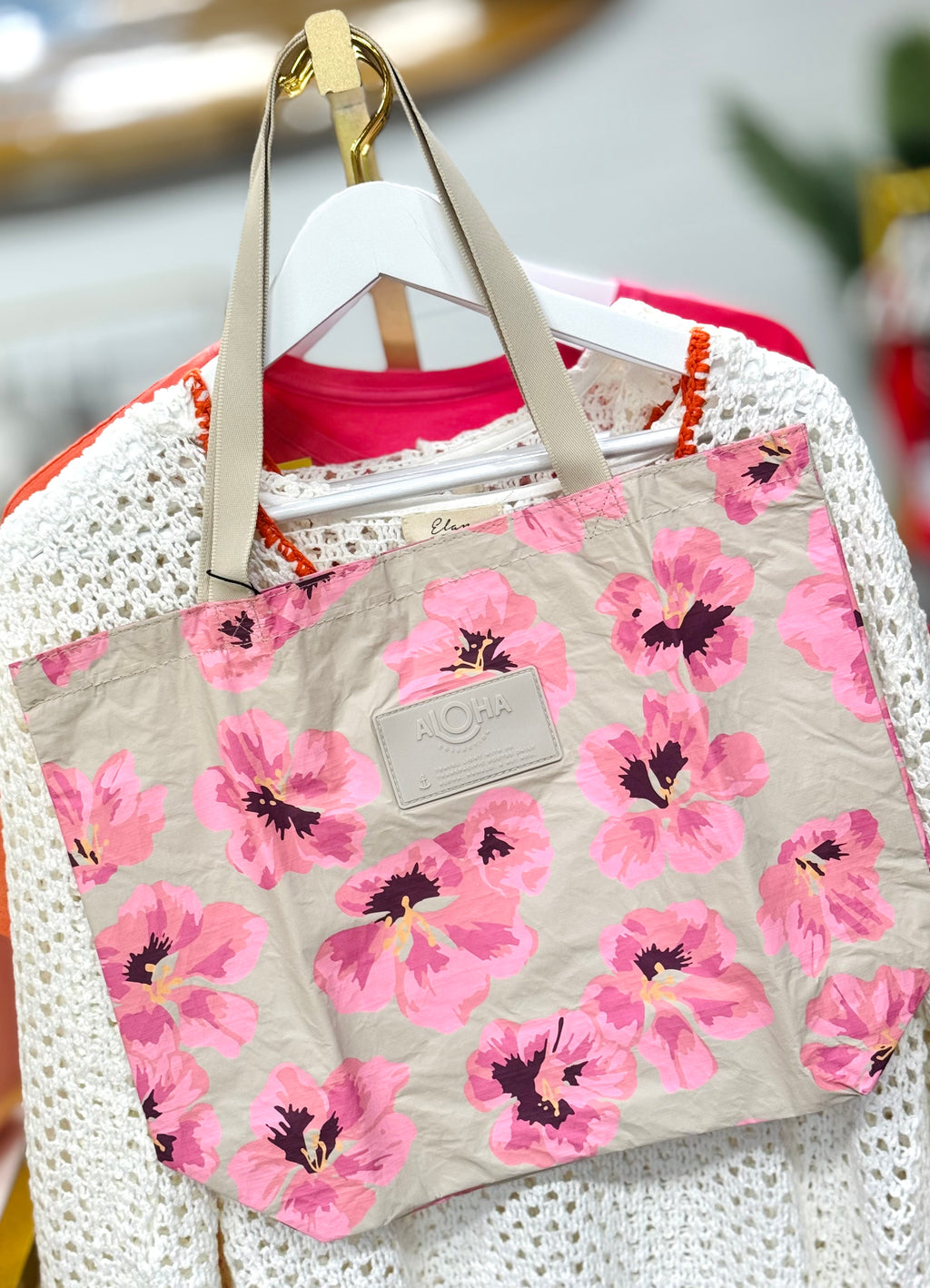 Flutter Reversible Tote Blush