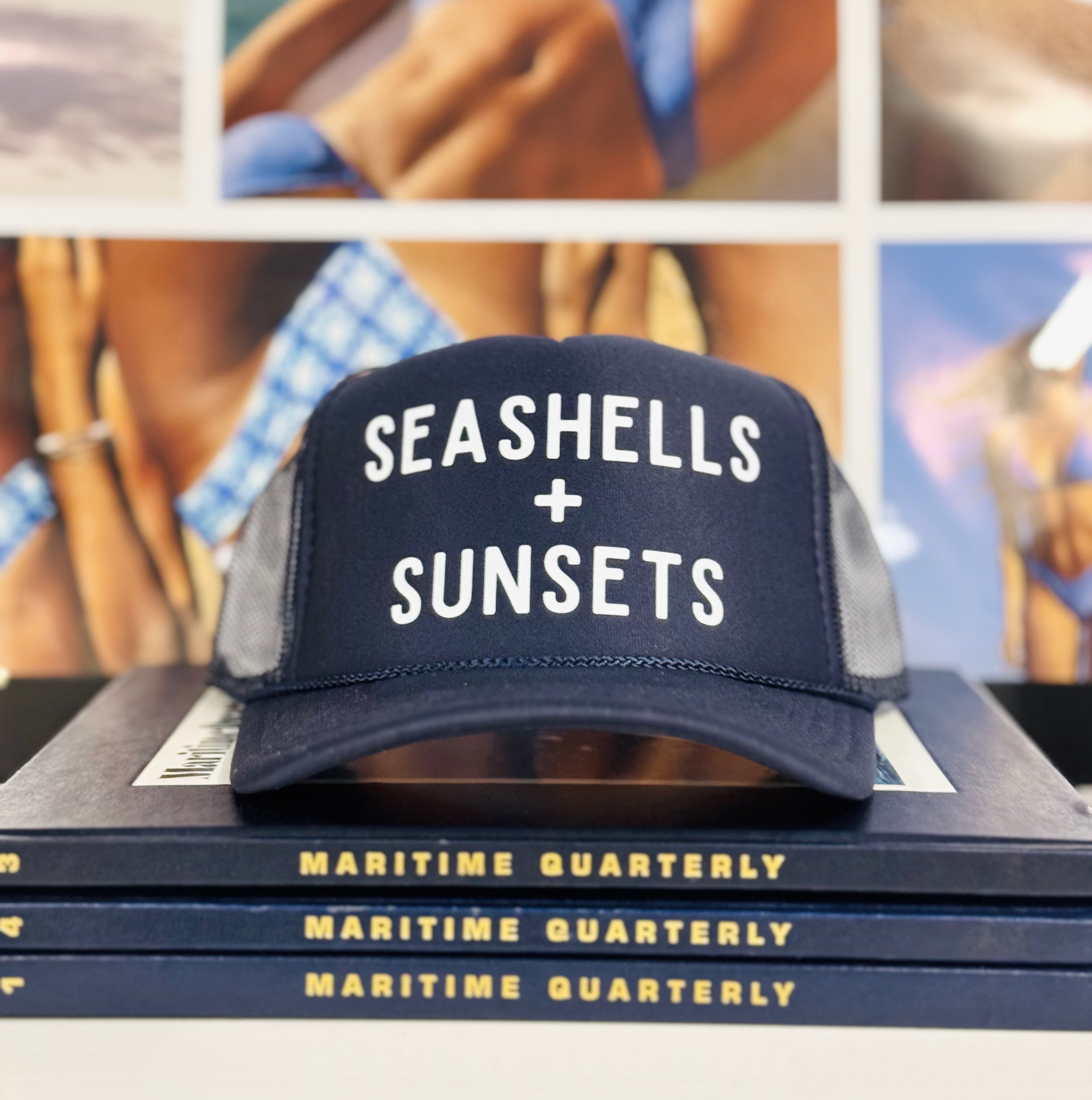 Seashells and Sunsets Trucker Hat