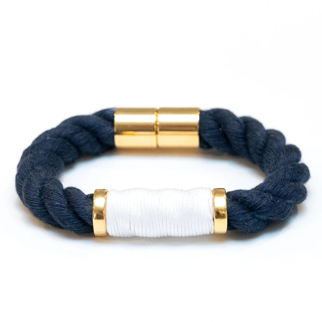 Hanover - navy/white/gold bracelet