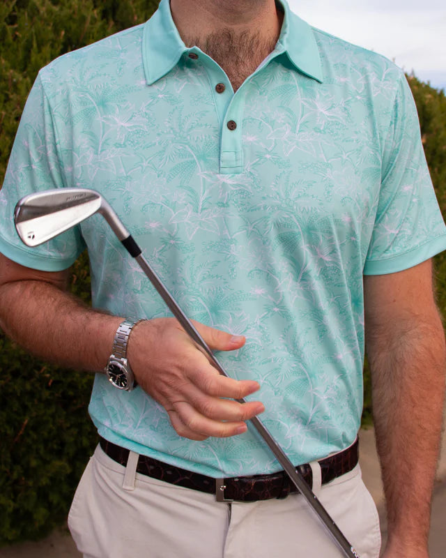 The Mulligan Mint Golf Shirt