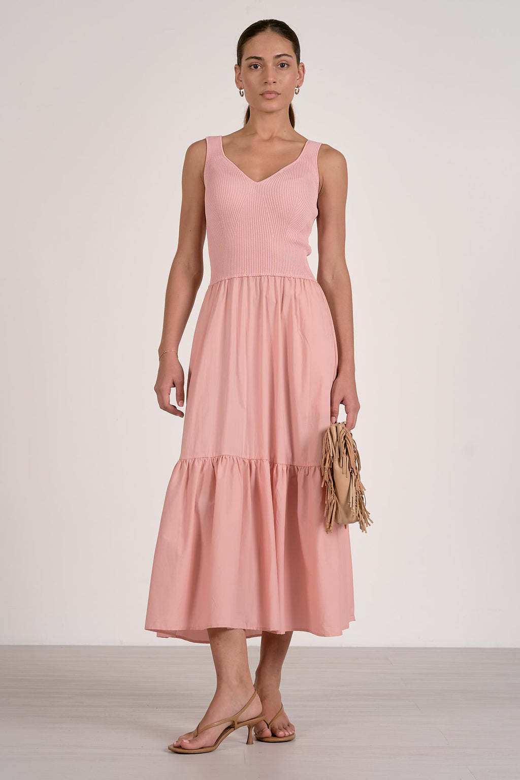 Melon Midi Dress