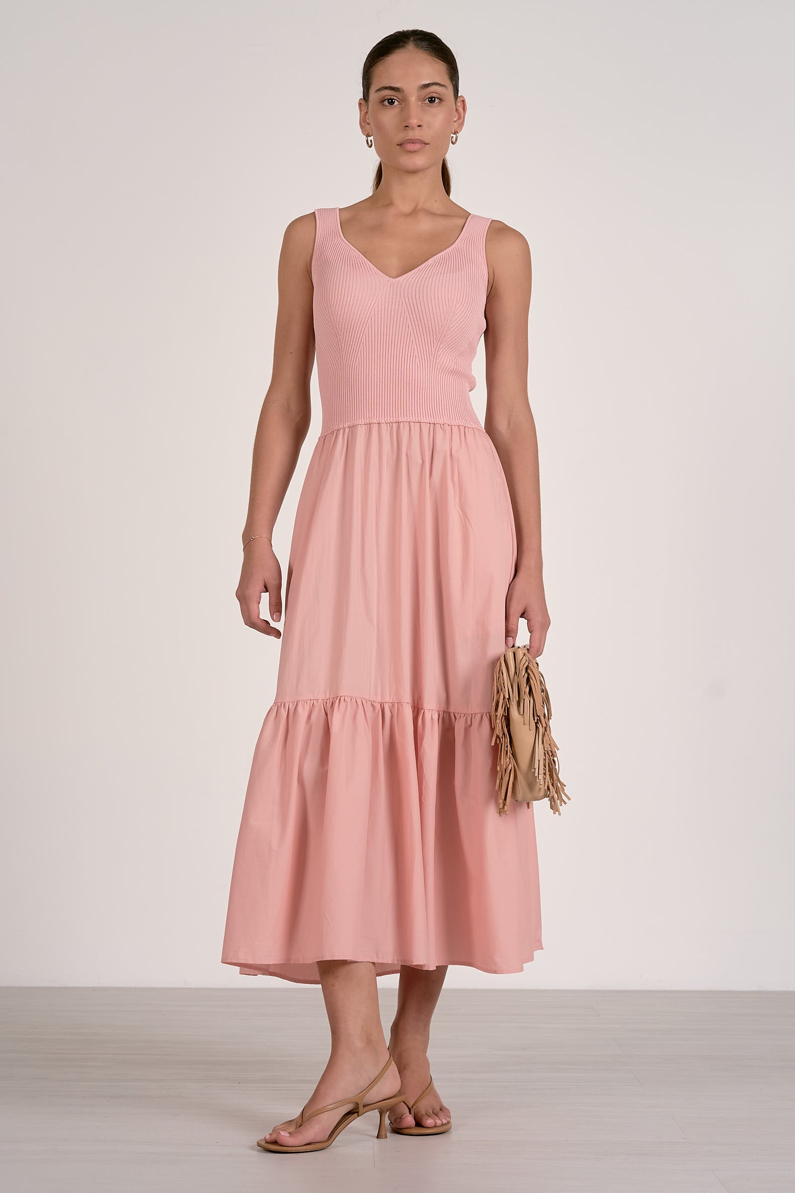 Melon Midi Dress