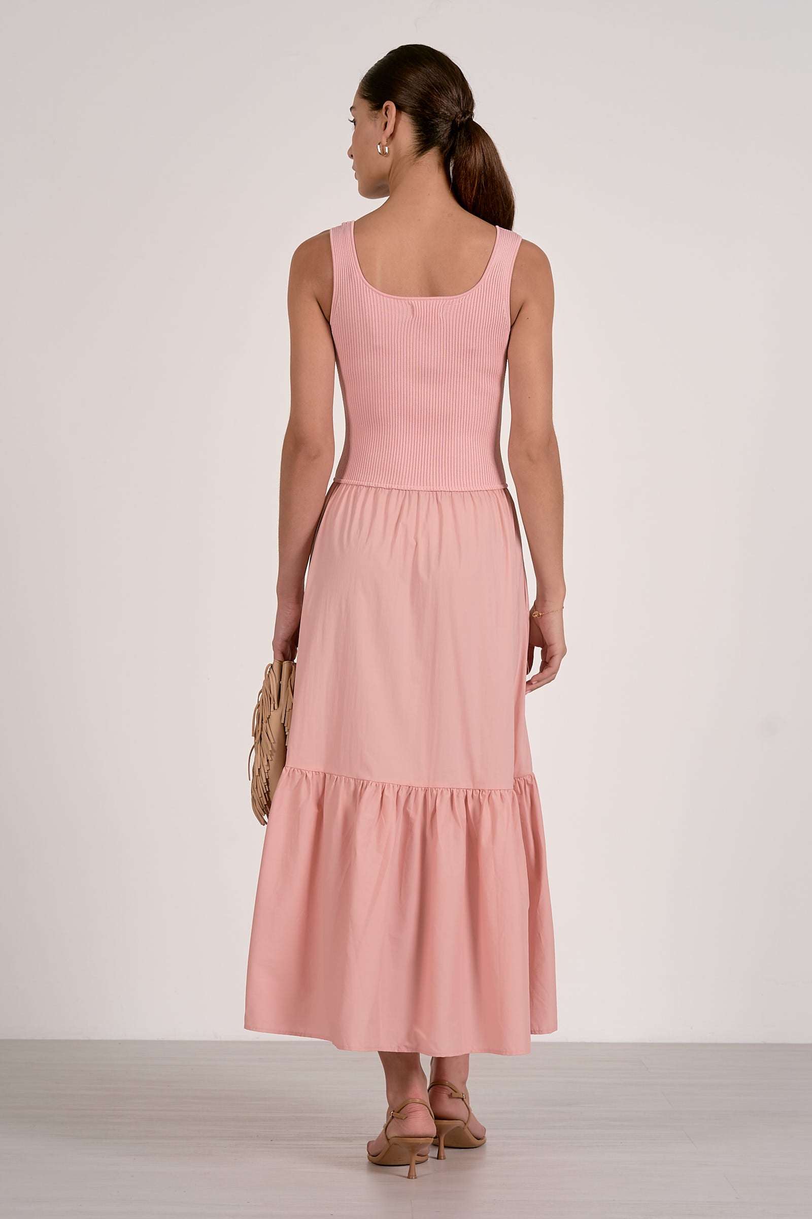Melon Midi Dress